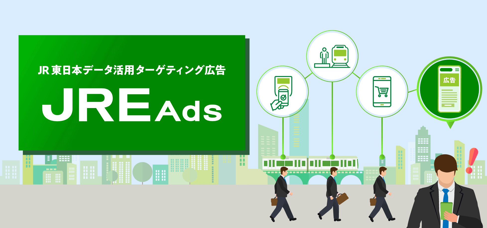 “JR東日本データ活用 ターゲティング広告 「JRE Ads」